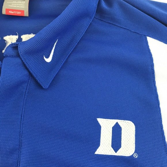 Nike Team Duke Blue Devils Polo Collared Shirt Men - Picture 7 of 8